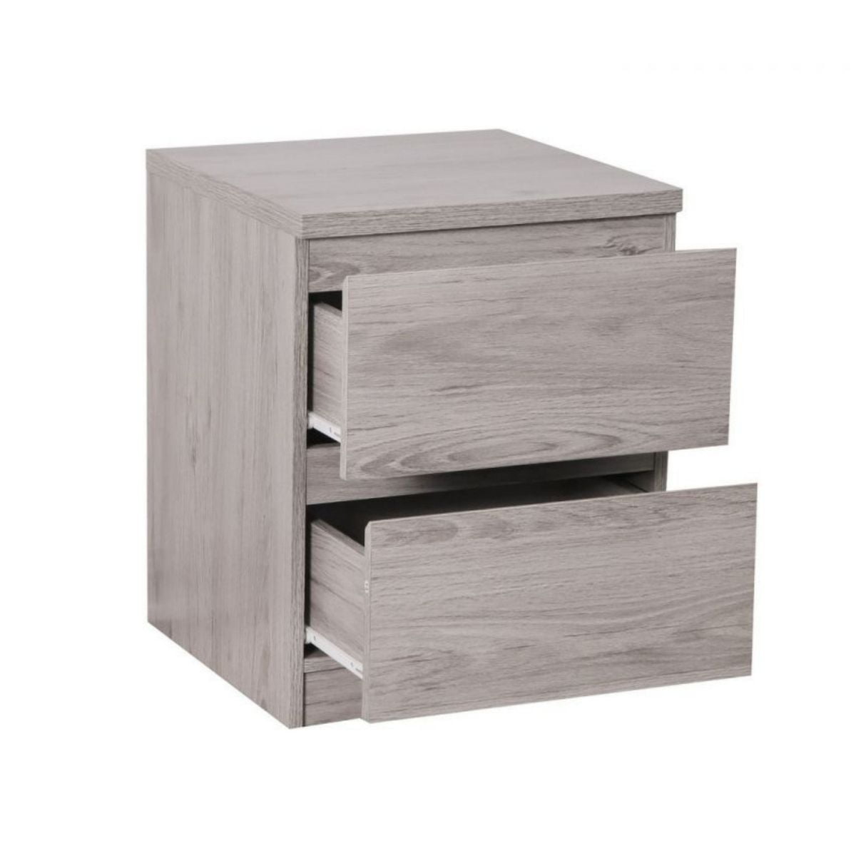 Jolie 2 Drawer Wood Nightstand