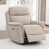 KeatonBeigeElectricReclinerArmchair-2