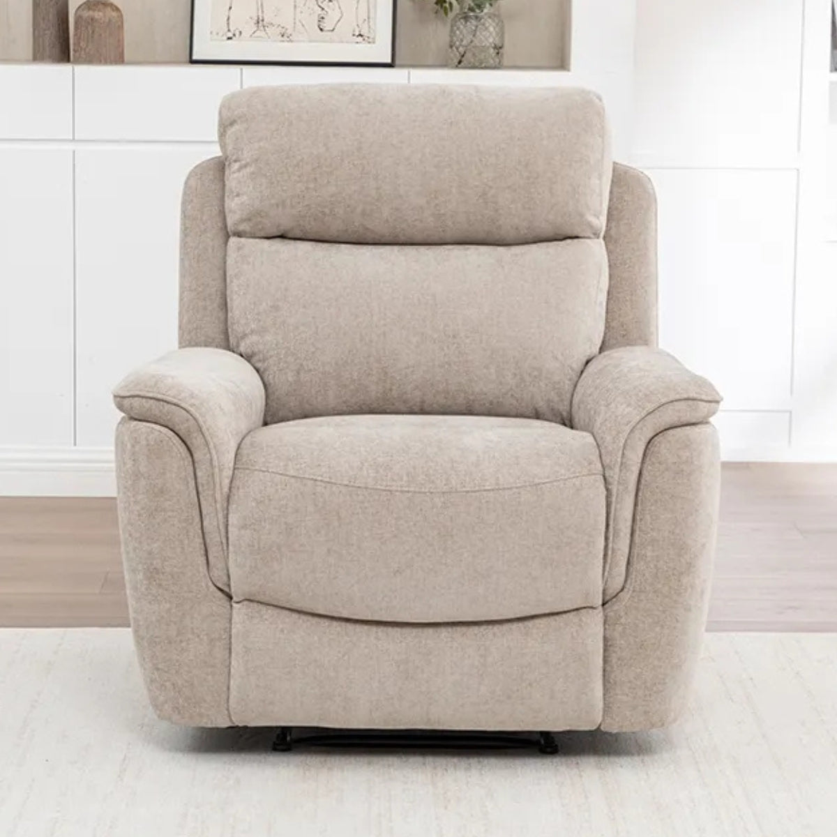 KeatonBeigeElectricReclinerArmchair-3