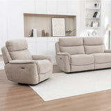 KeatonBeigeElectricReclinerArmchair-5