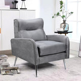 KenziePlushVelvetArmchairSilver-2