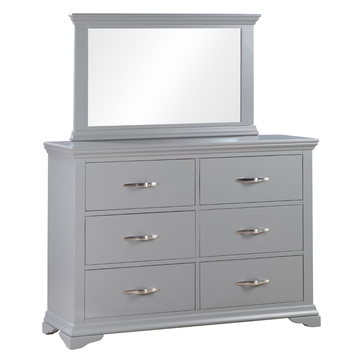 LP6DCG - Lucilla 6 Grey Drawer Chest 2
