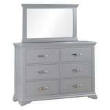 LP6DCG - Lucilla 6 Grey Drawer Chest 2