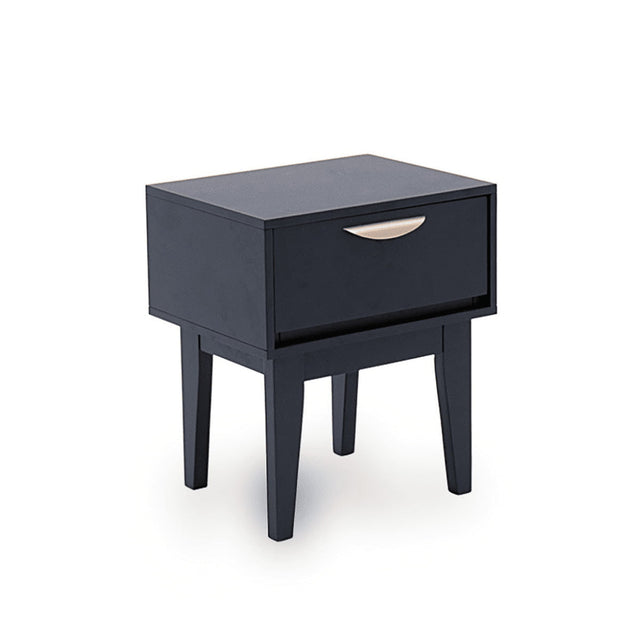 LUN-410-BL - Leonel Navy Blue Night Table - 1