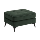 Lafayette Green Ottoman - 1