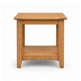 Lagan Oak Lamp Table - 2