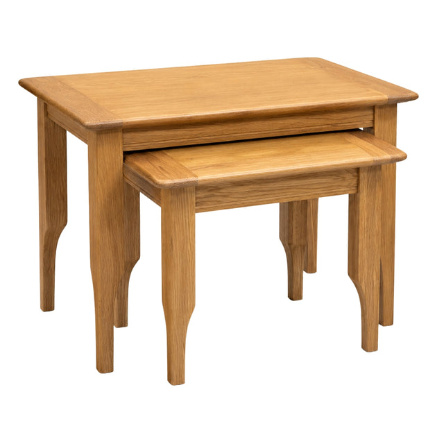 Lagan Oak Nest of Tables - 1
