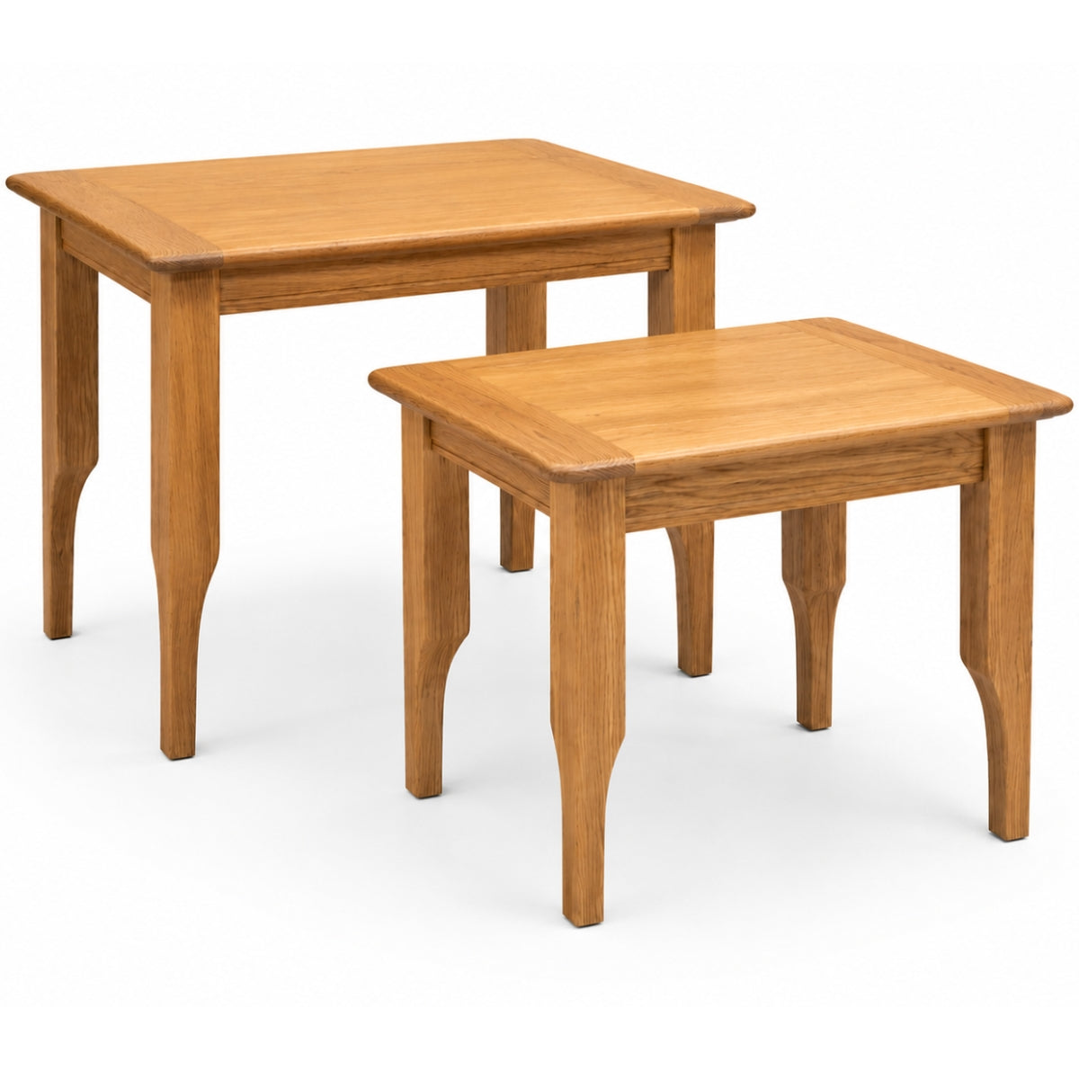 Lagan Oak Nest of Tables - 3