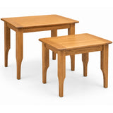 Lagan Oak Nest of Tables - 3