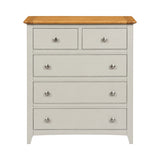 Lagan Two-Tone Grey 5 Drawer Dresser - 2