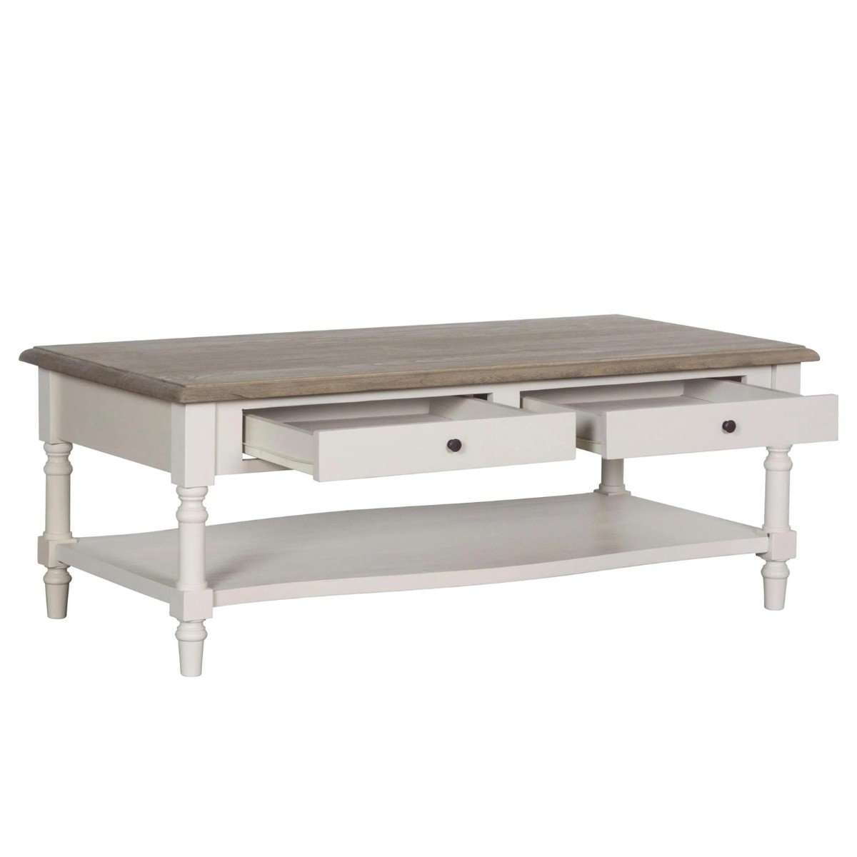 Lancelot 2 Drawer Coffee Table - 3