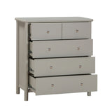 Latina Grey 5 Drawer Tall Chest - 2