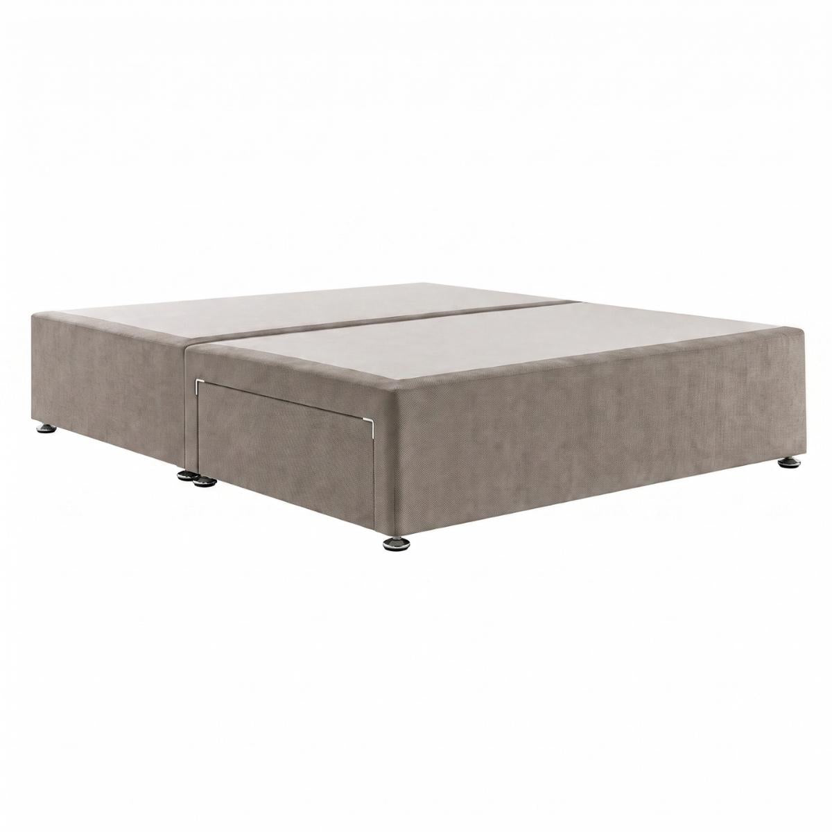 Desire Fabric Divan Base - Light Brown by Respa