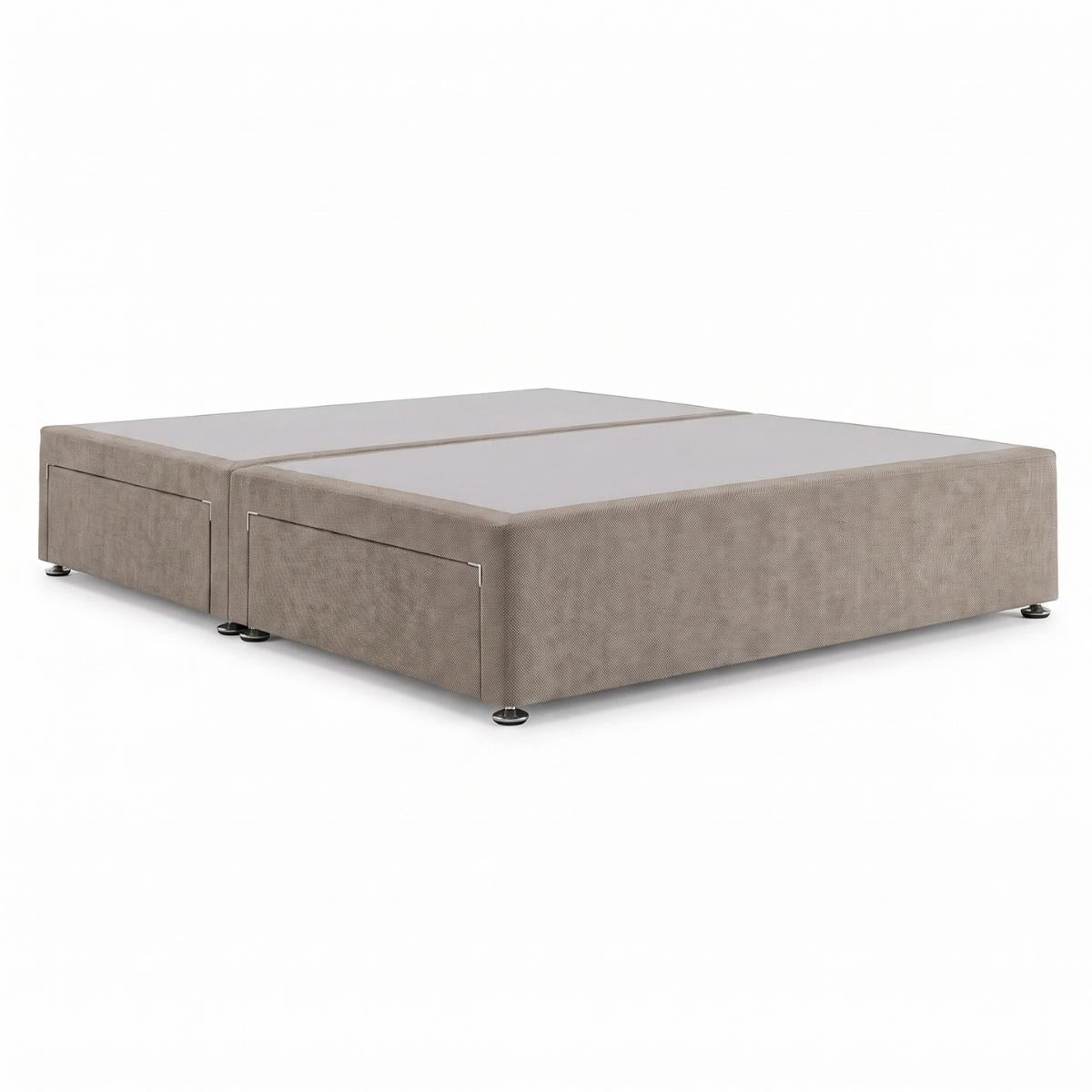 Desire Fabric Divan Base - Light Brown by Respa