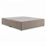 Desire Fabric Divan Base - Light Brown by Respa