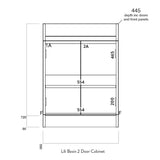 Lili 600 Vanity Cabinet
