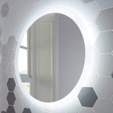 Lunar Round LED Mirror with Demister Pad - 2