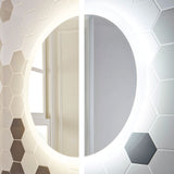 Lunar Round LED Mirror with Demister Pad - 3