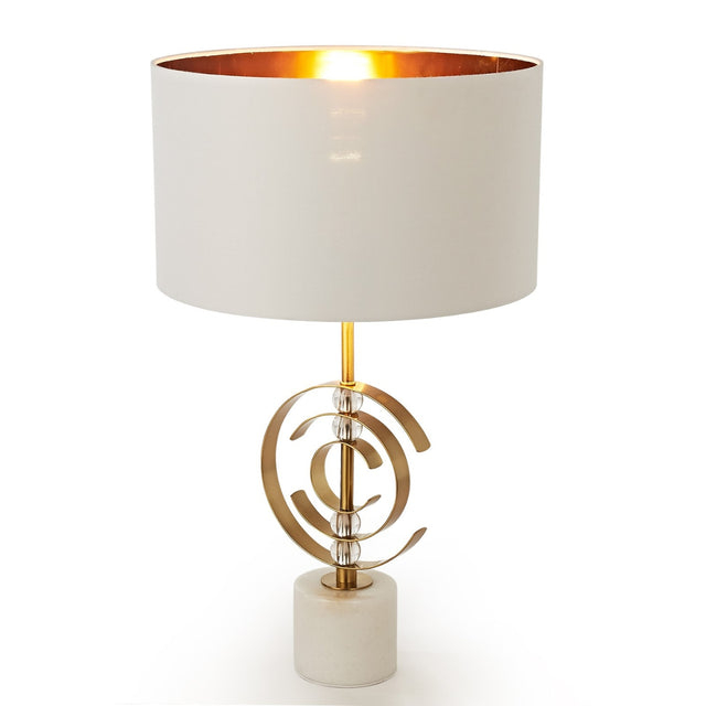 LuxuryWhite_GoldTableLampwithMarbleBase-1