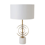 LuxuryWhite_GoldTableLampwithMarbleBase-2