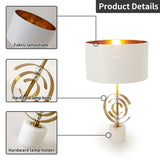 LuxuryWhite_GoldTableLampwithMarbleBase-3