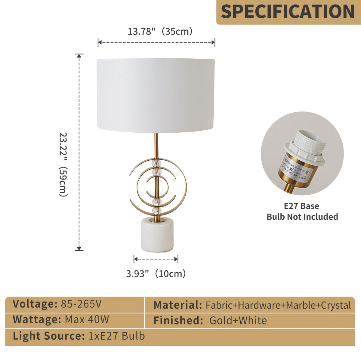 LuxuryWhite_GoldTableLampwithMarbleBase-4