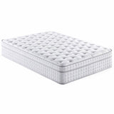 White mattress on a white background