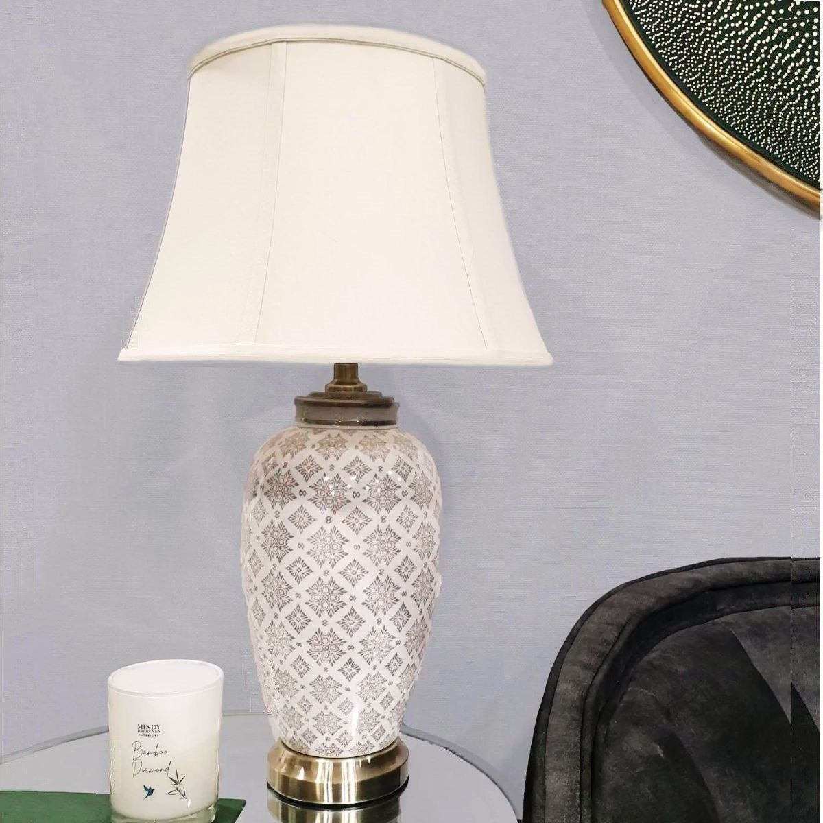 MY008 - Dawn Silver Chrome Table Lamp - 2