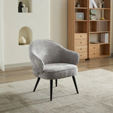 Marjorie Round Back Accent Chair Grey - 2