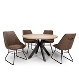 Maudie Small Round 1.2M Dining Table - 8