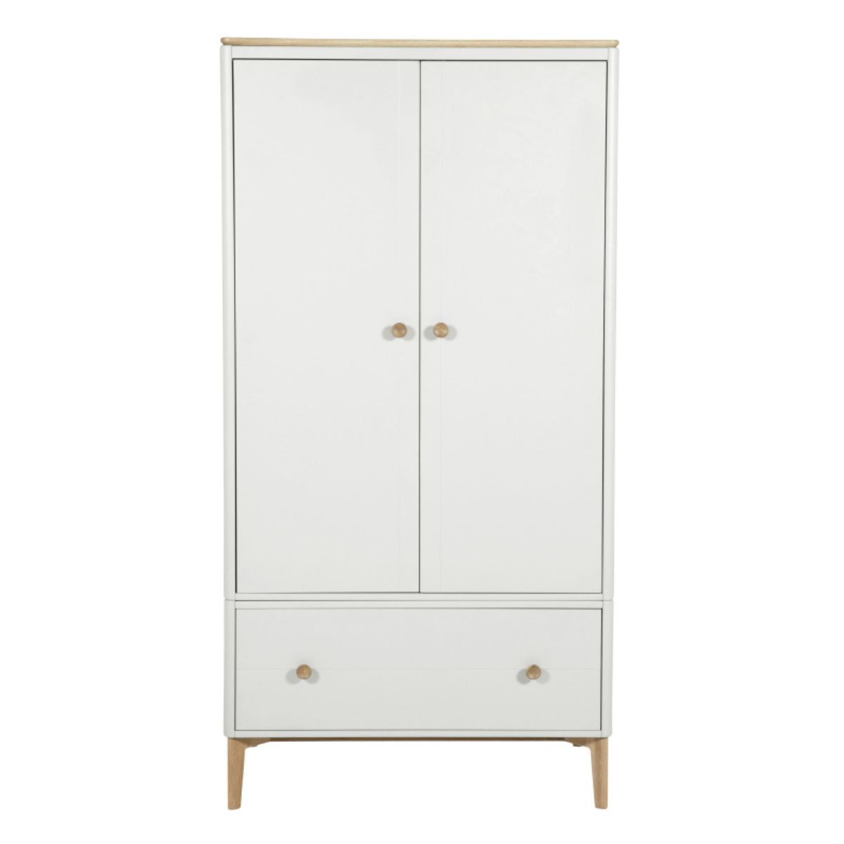 Megara Cashmere Oak 2 Door Wardrobe - 2