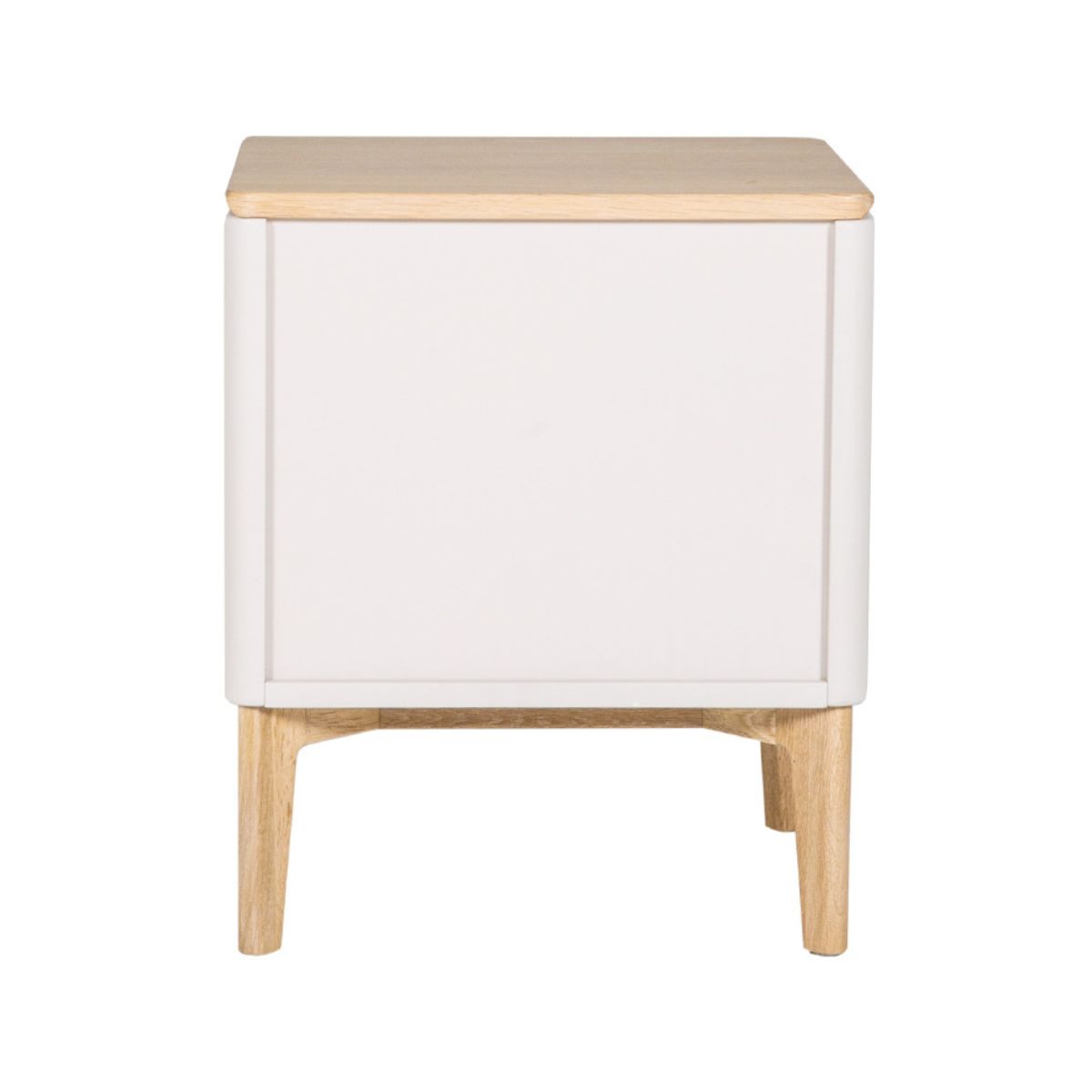 Megara Cashmere Oak Bedside Table - 4