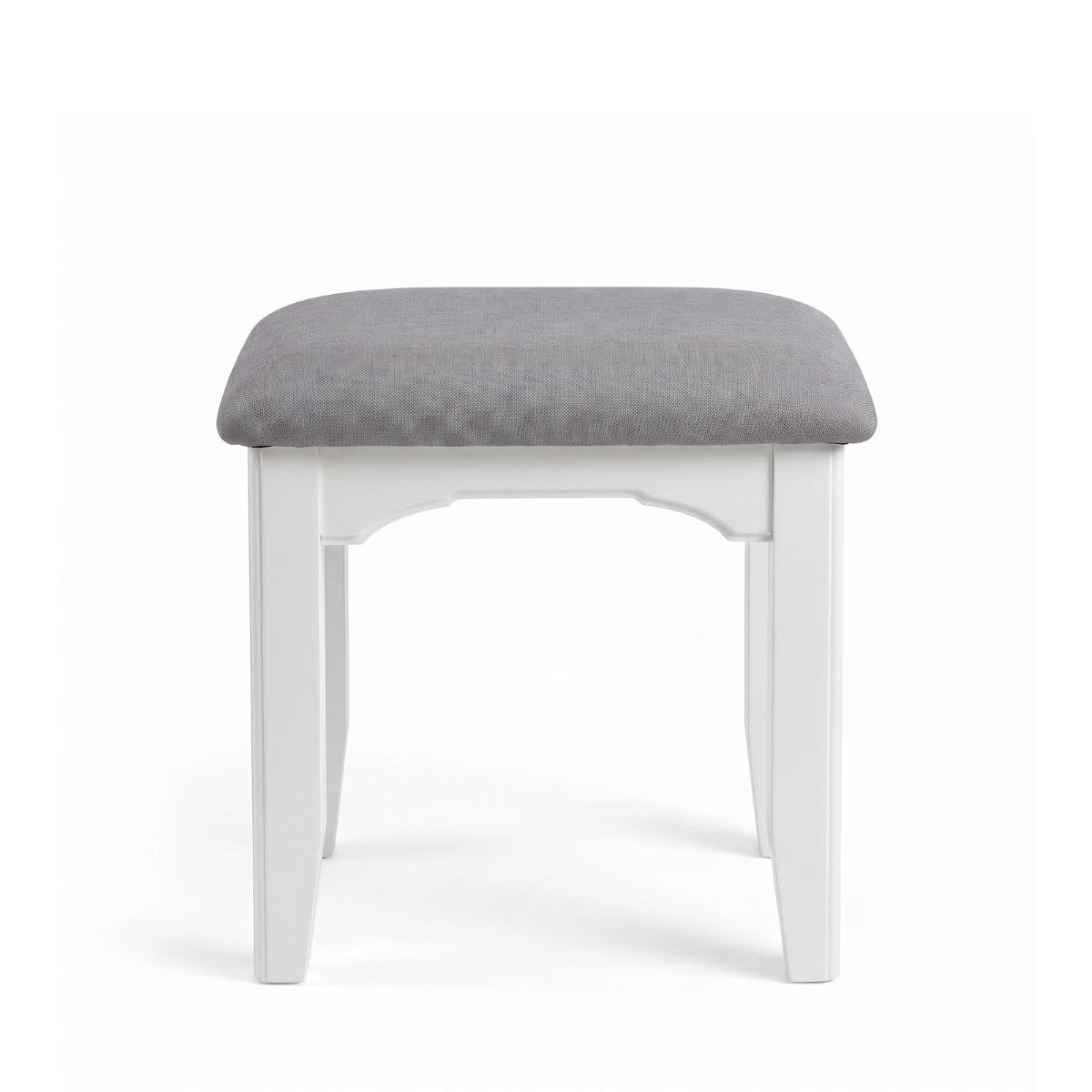 Mimosa White Dressing Table Stool