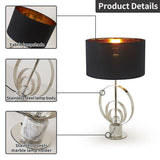 ModernBlack_ChromeTableLampwithMarbleBase-3
