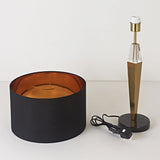 ModernBlackandGoldBedsideTableLampwithMarbleBase-5