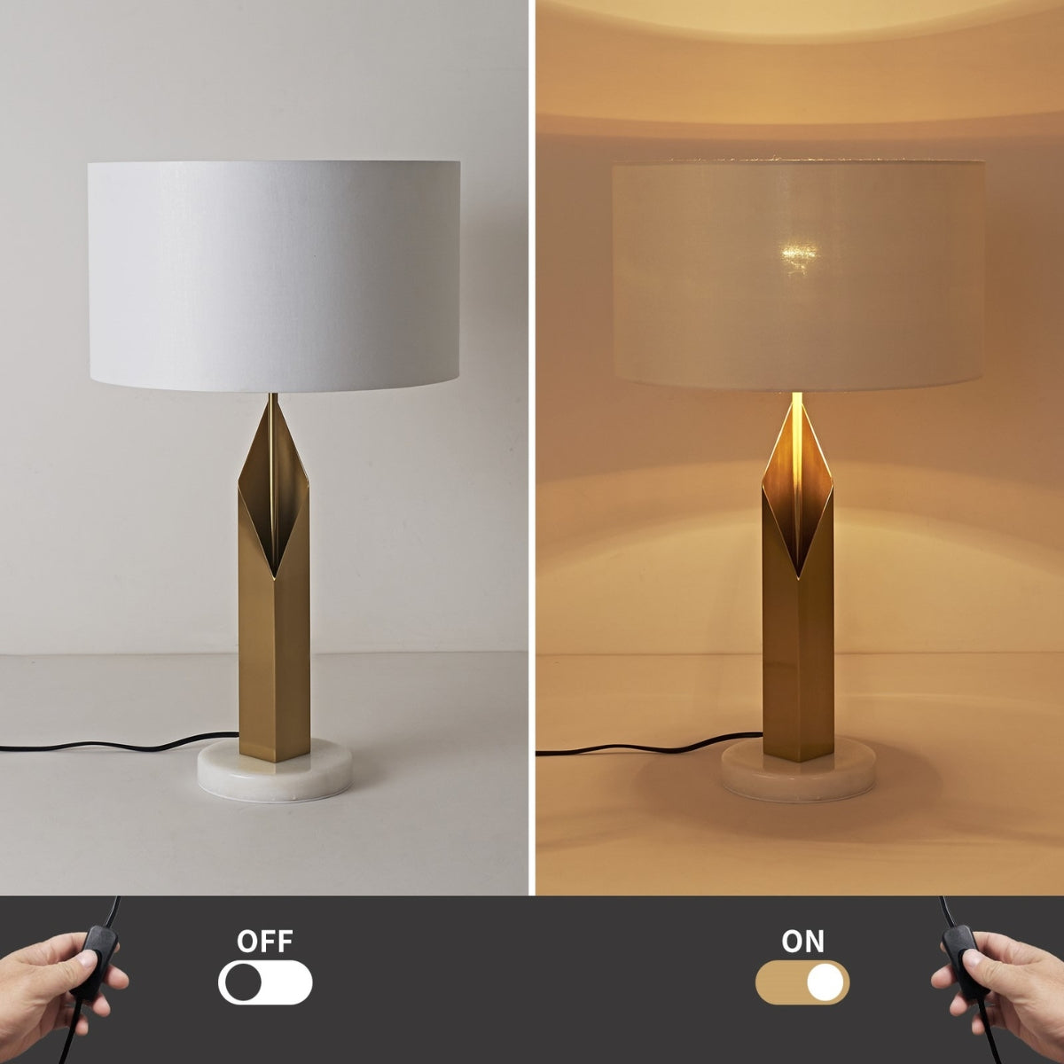 ModernGold_WhiteTableLampwithMarbleBase-10