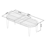 Moyvane Grey Extendable Dining Table - 11