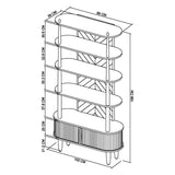 Moyvane Grey Open Display Unit - 8