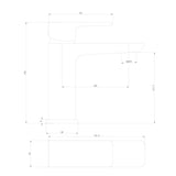 Muro Black Basin Mono Mixer - 3