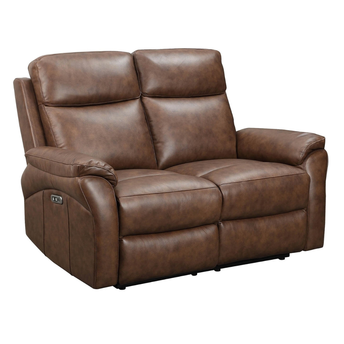NathanBrownLeather2SeaterElectricReclinerSofa-1
