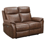 NathanBrownLeather2SeaterElectricReclinerSofa-1