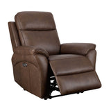 NathanBrownLeatherElectricReclinerArmchair-2