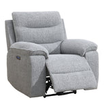 Nohoval Grey Electric Recliner Armchair - 1