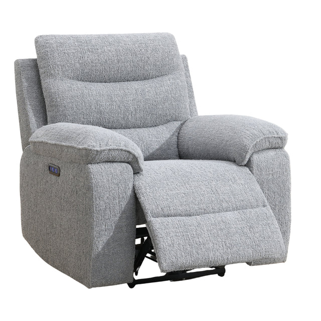 Nohoval Grey Electric Recliner Armchair - 1
