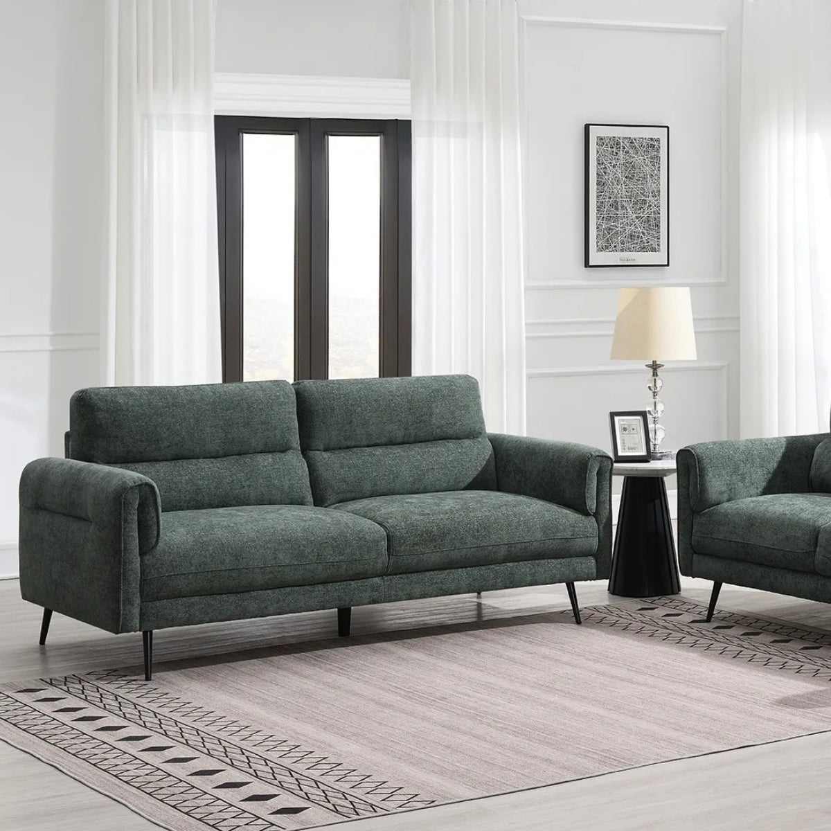Osmond 2.5 Seater Green - 3