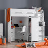 Pedro High Sleeper Loft Bed and Desk