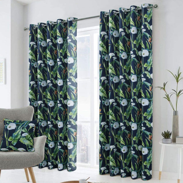 Eyelet Ready-Made Curtains