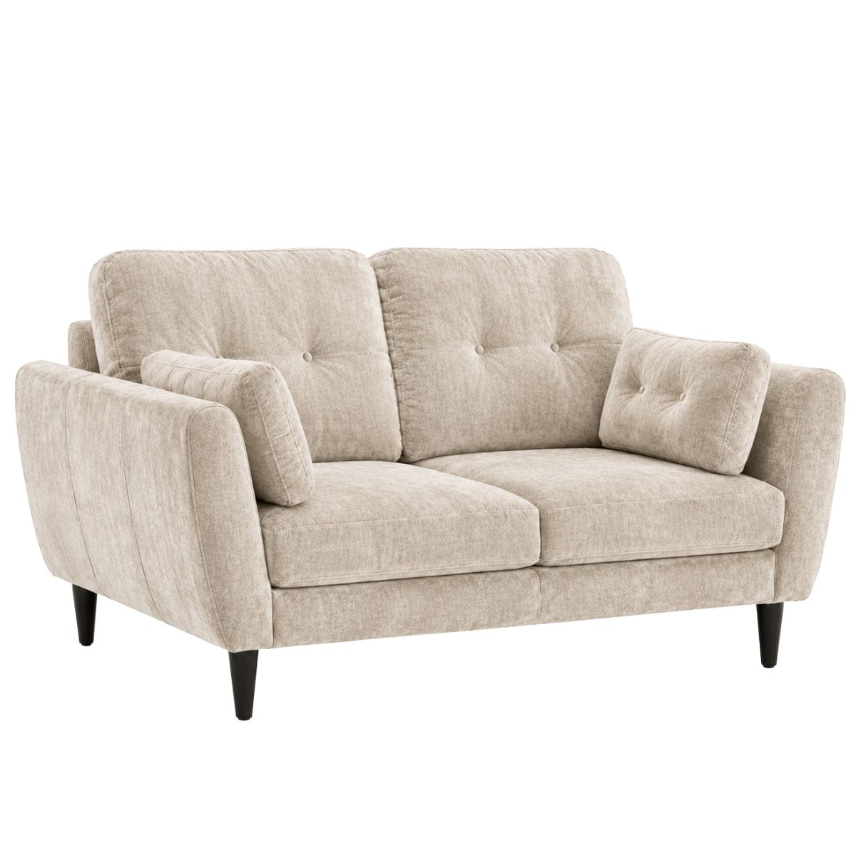 Pegasus beige fabric 2 seater sofa