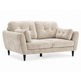 Pegasus beige fabric 3 seater sofa