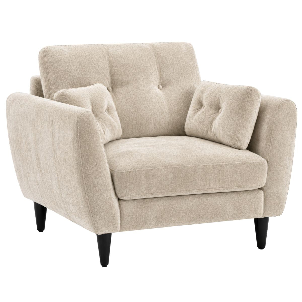 Pegasus Beige Fabric Armchair